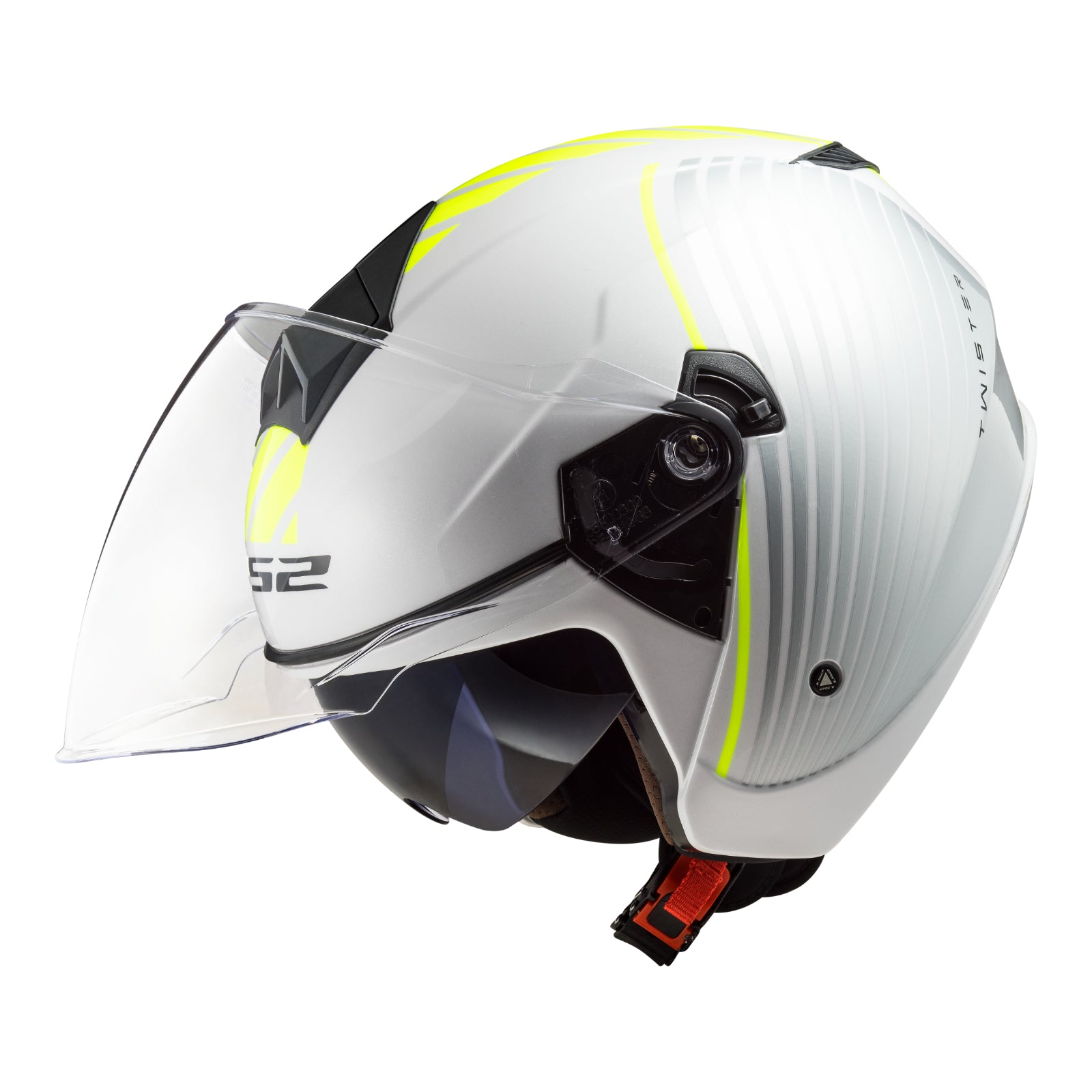 LS2 OF573 Twister II Luna Helmet - White / Silver
