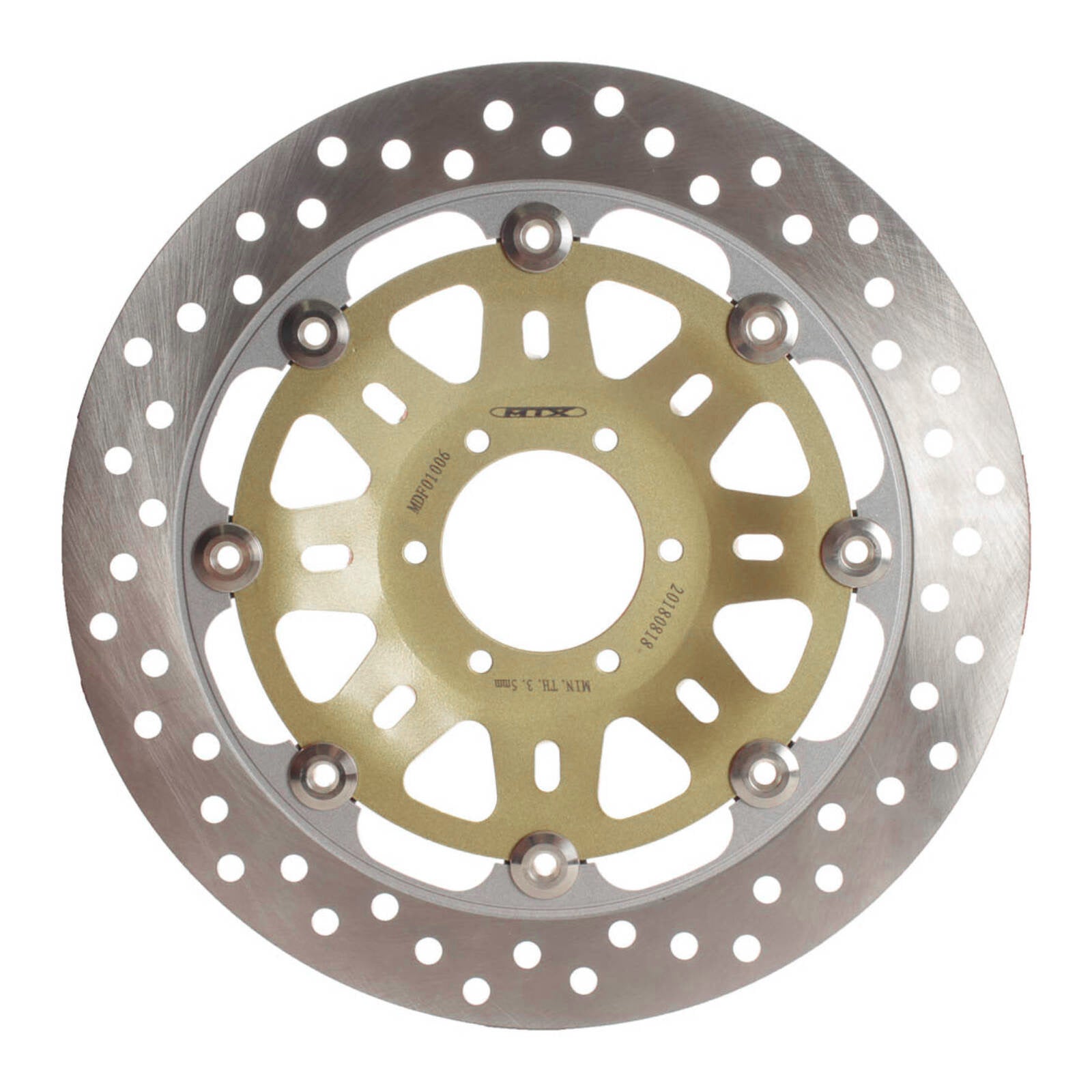 MTX Brake Disc Floating Type - Front L/R - Gold