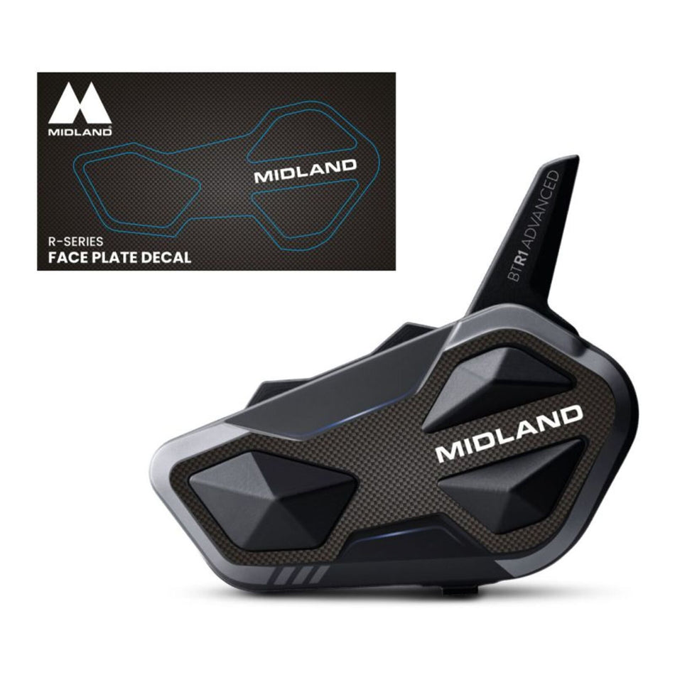 Midland Intercom Cover Carbon Fibre - R Series