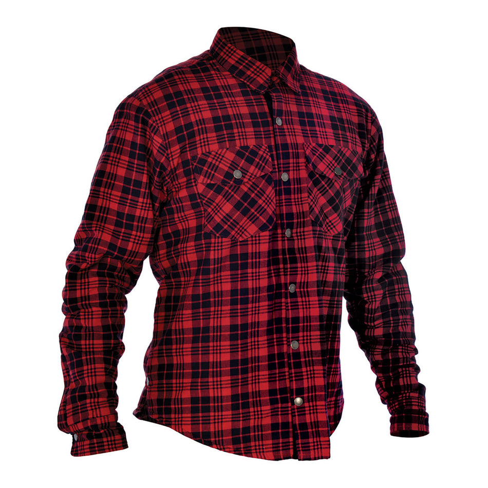 Oxford Kickback Shirt - Red / Black