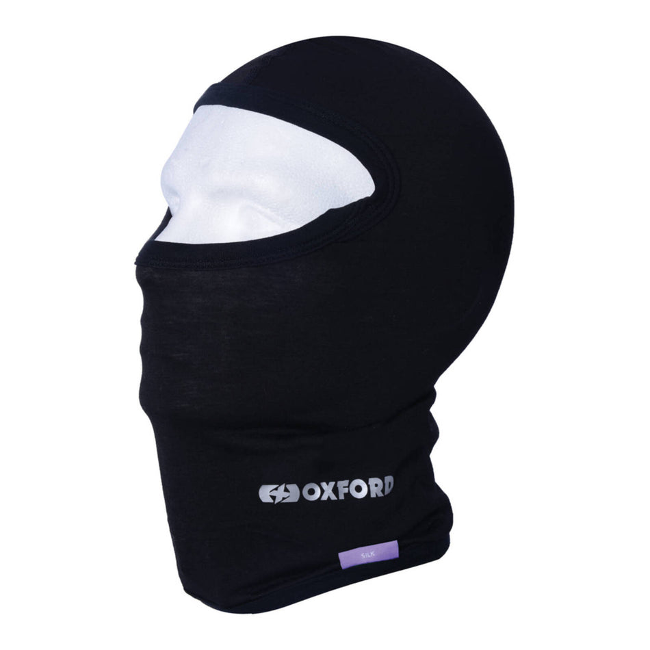 Oxford Deluxe Silk Balaclava - Black
