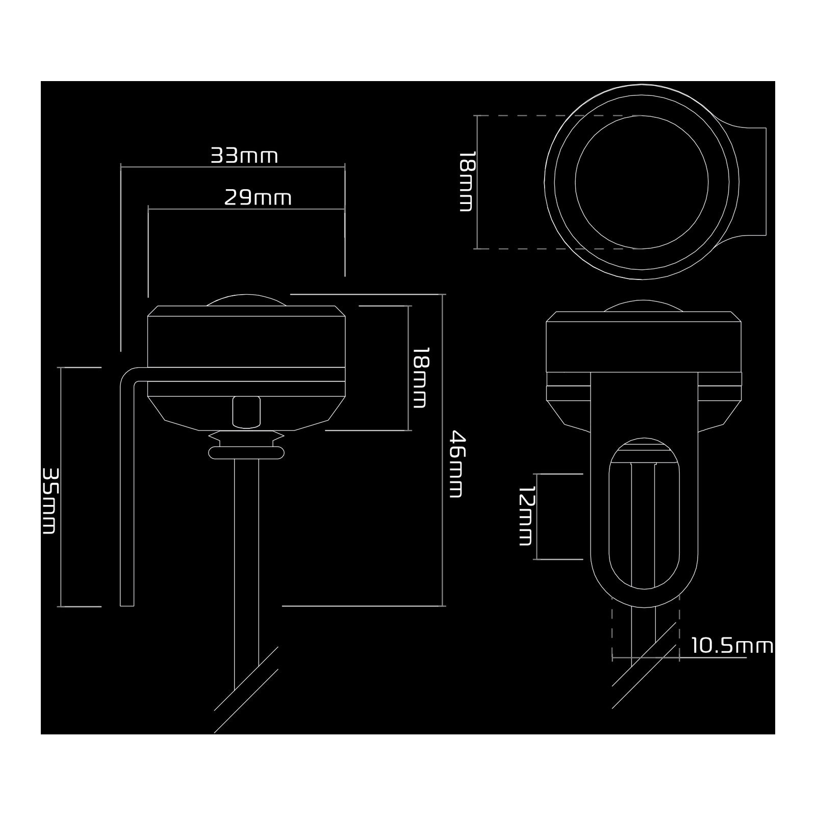 Oxford Run Light - Rear