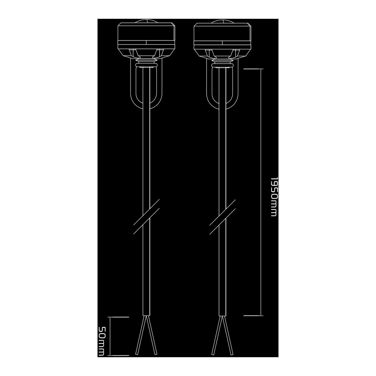 Oxford Run Light - Rear