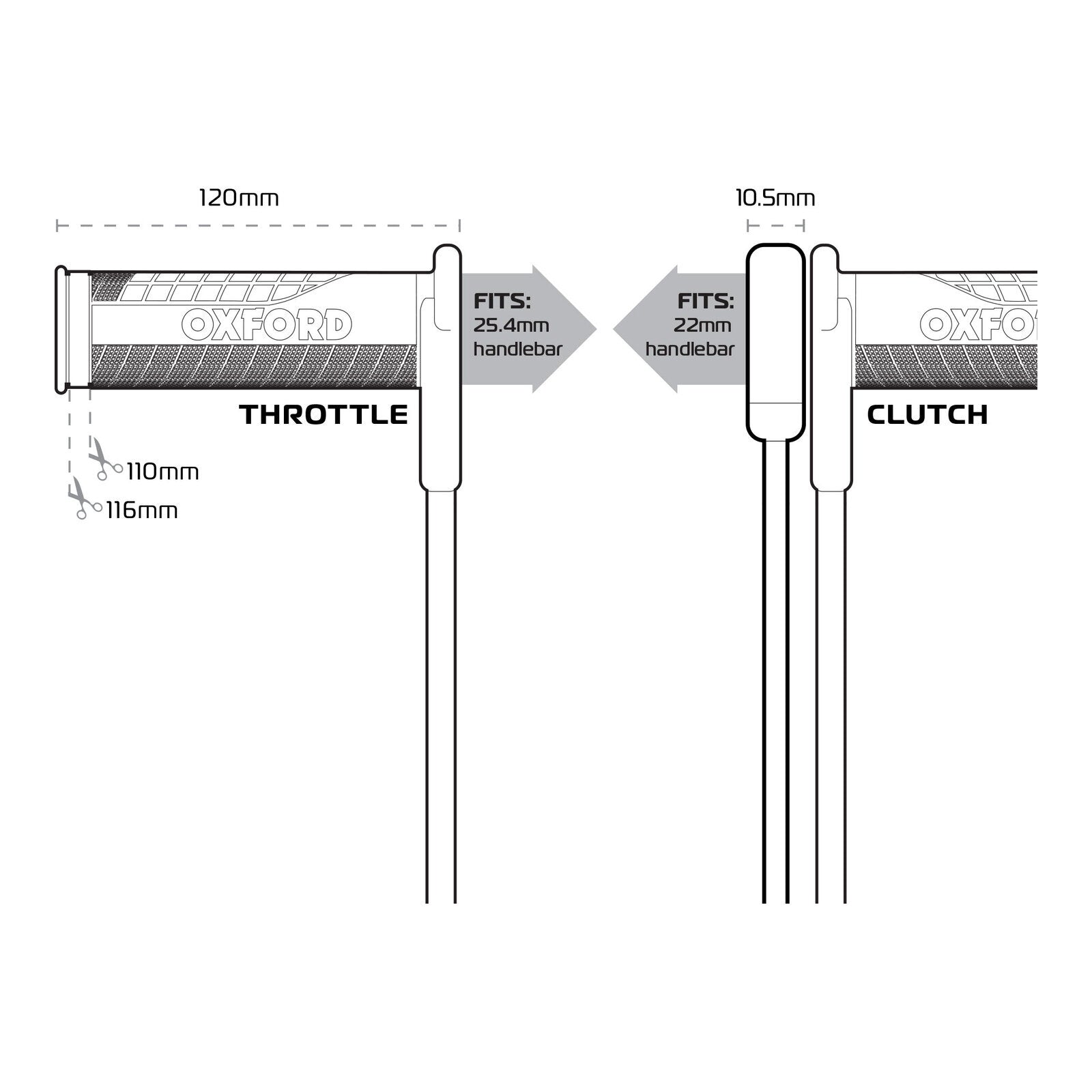 Oxford HotGrips Advanced Integrated Touring