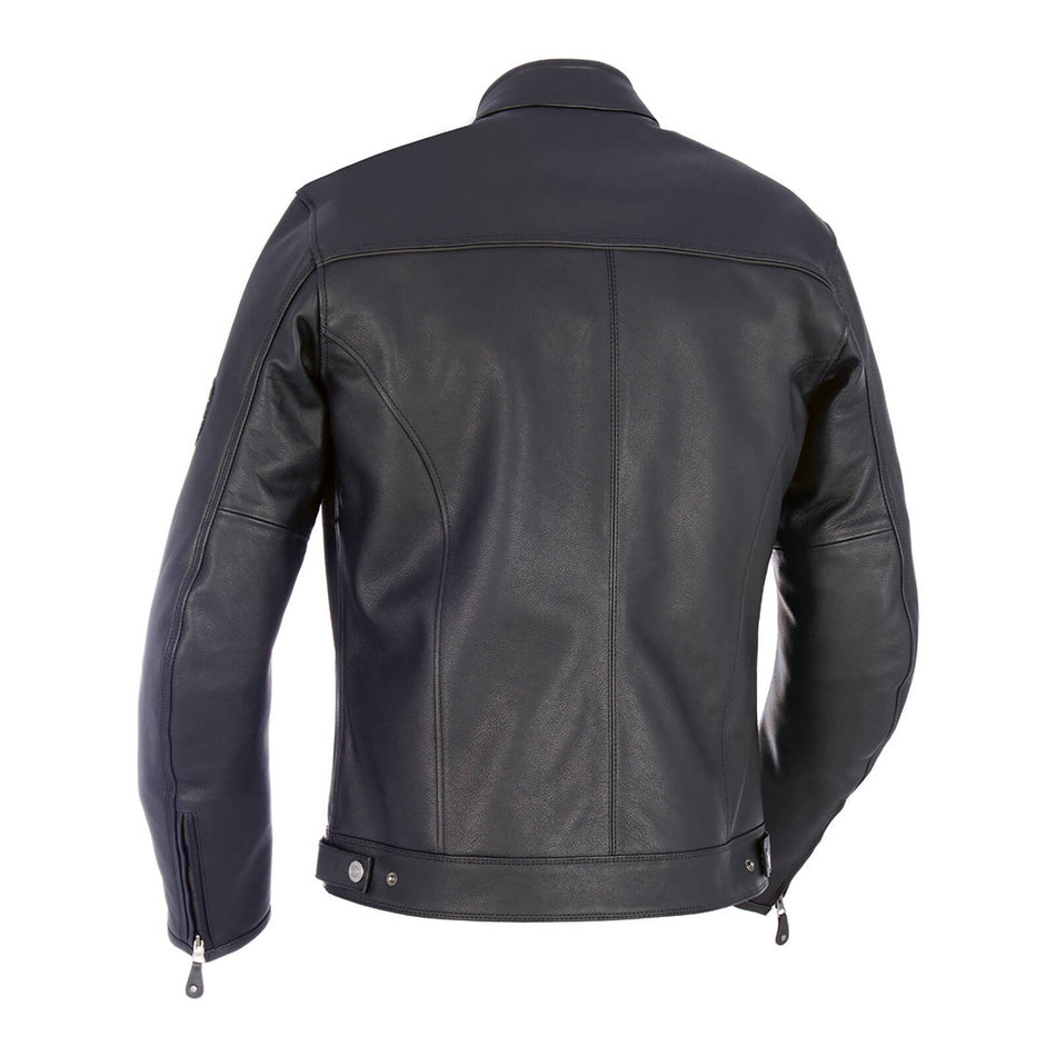 Oxford Walton Leather Jacket - Black