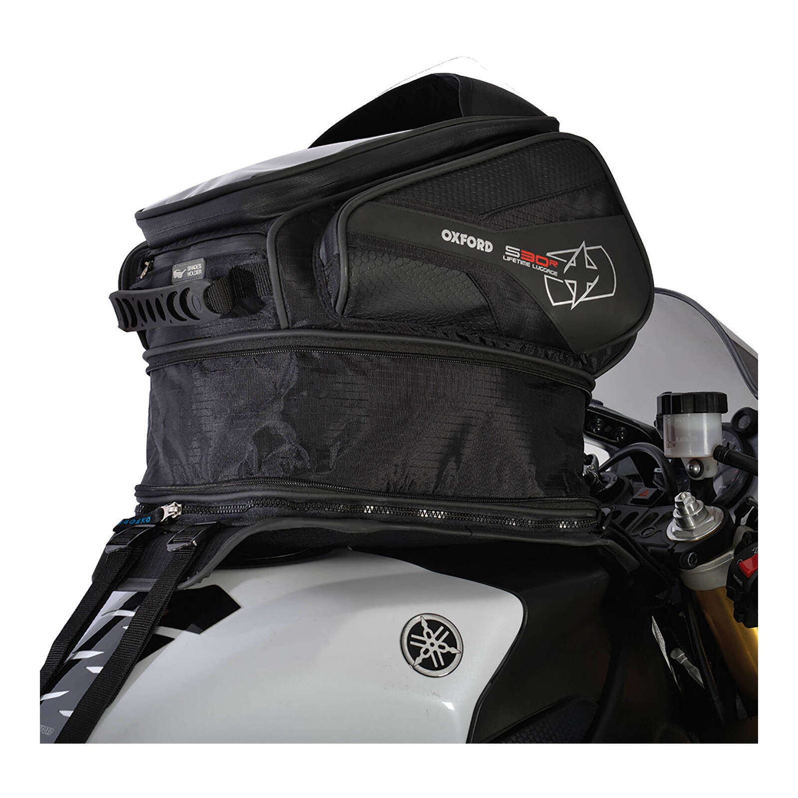 Oxford Tank Bag Strap-On S30R - Black