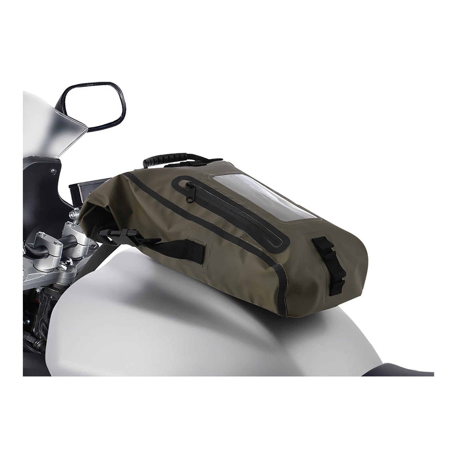 Oxford Tank Bag Aqua M8 - Black / Khaki