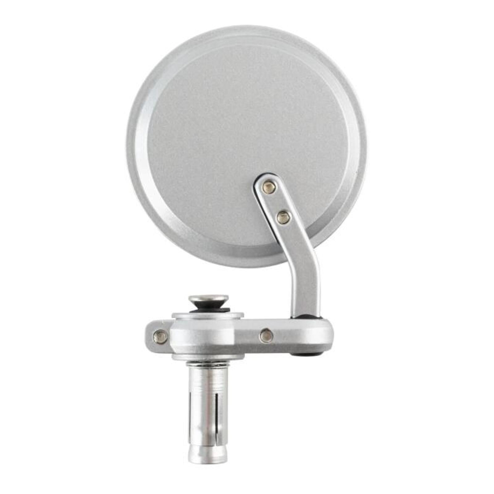 Oxford Bar End Mirrors - Silver (Pair)