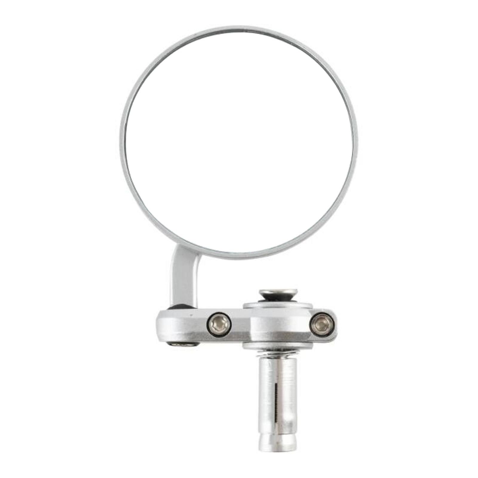 Oxford Bar End Mirrors - Silver (Pair)