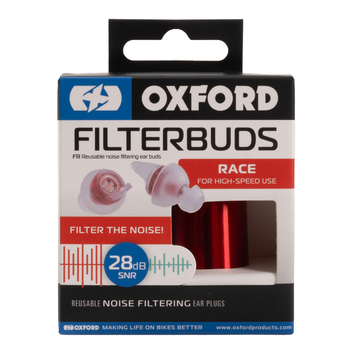 Oxford Ear FilterBuds Race 28SNR