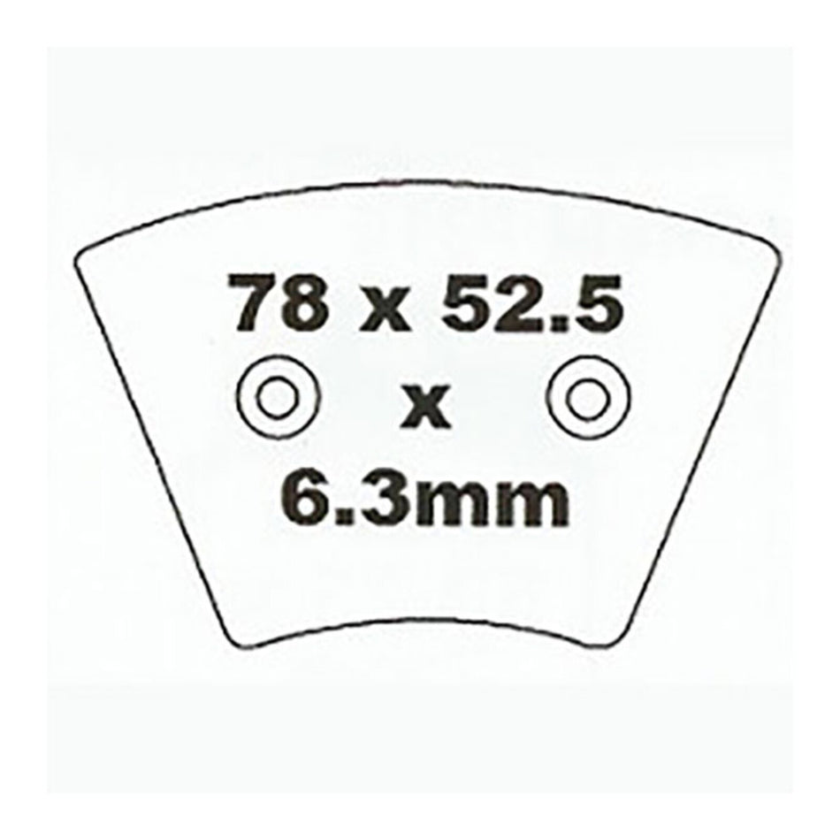 Premier Brake Pads - P Organic Standard