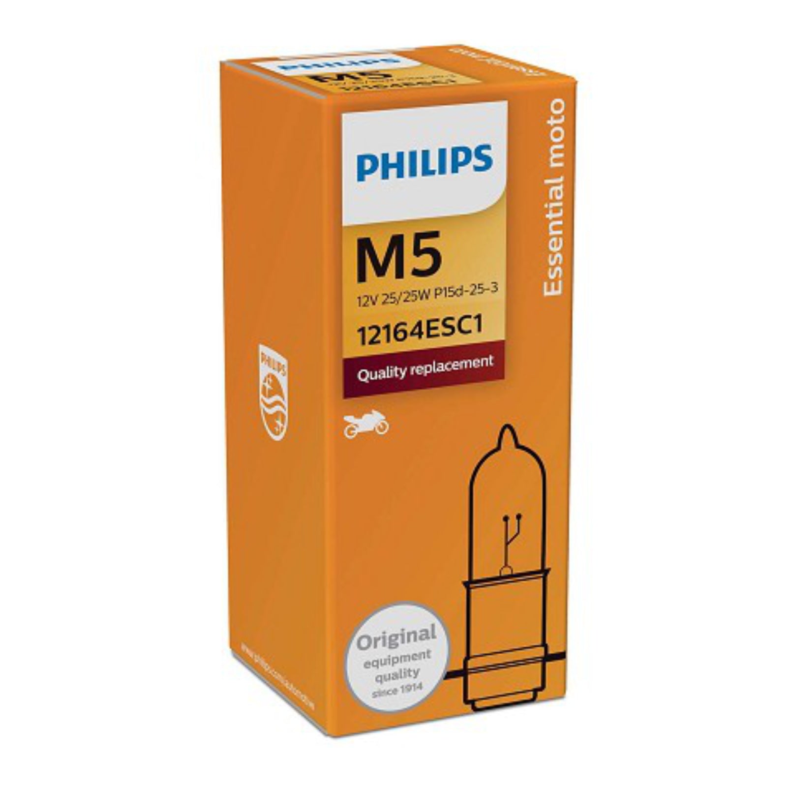 Philips Bulb M5 12164 ES 12V 25/25W P15D-25-3 C1