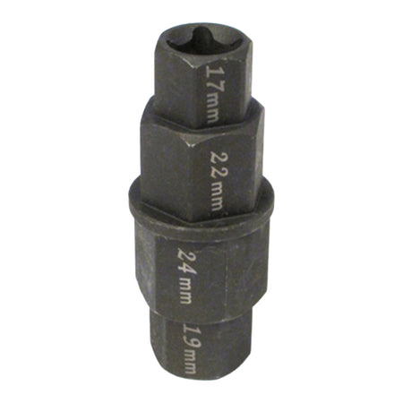 WHITES 4-IN-1 HEX AXLE TOOL 17 19 22 24mm CrMo