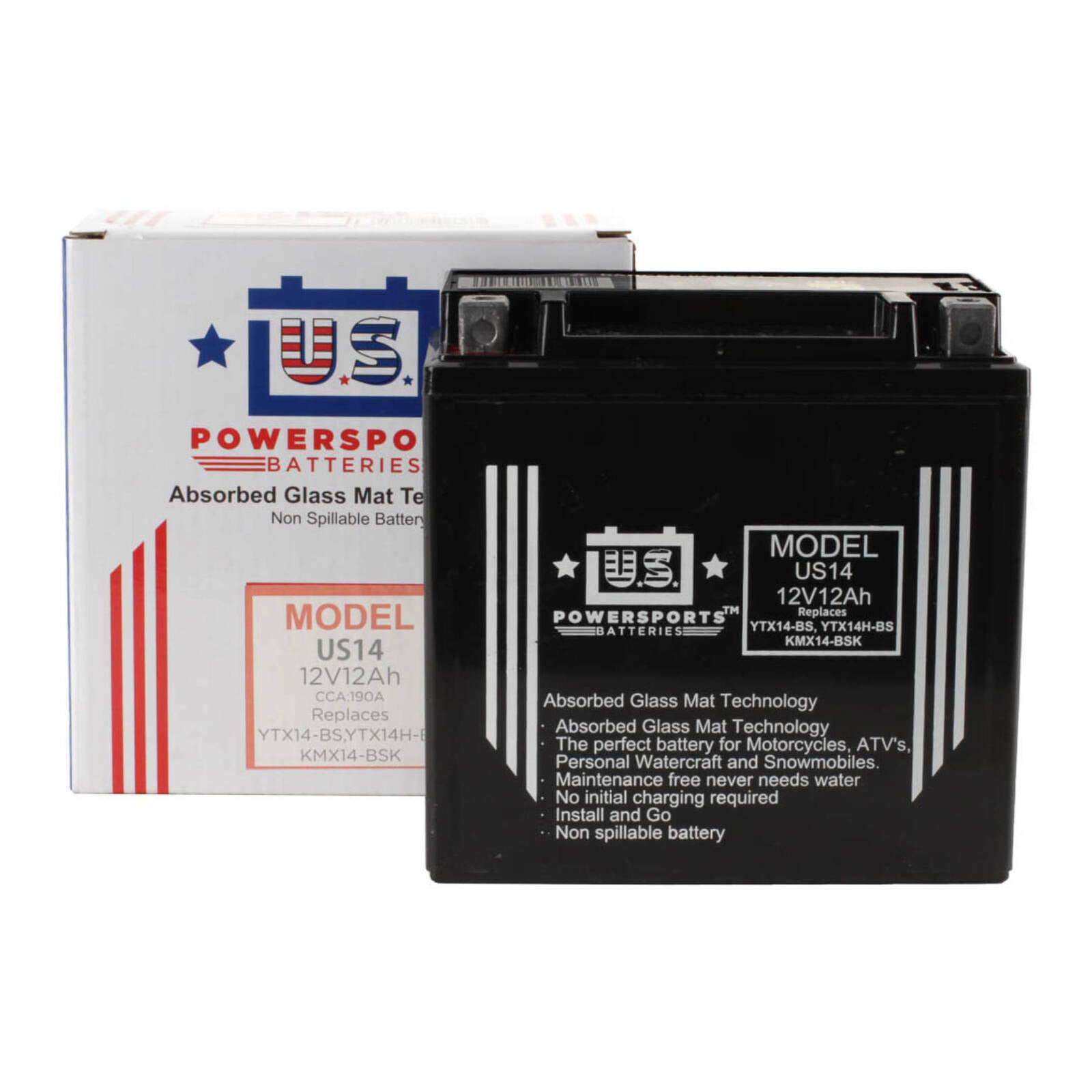 USPS AGM Battery - US14-BS