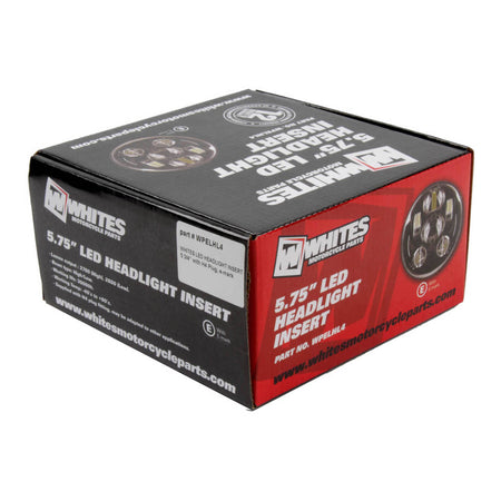 Whites LED Headlight Insert 5 3/4 with H4 Plug , E-mark