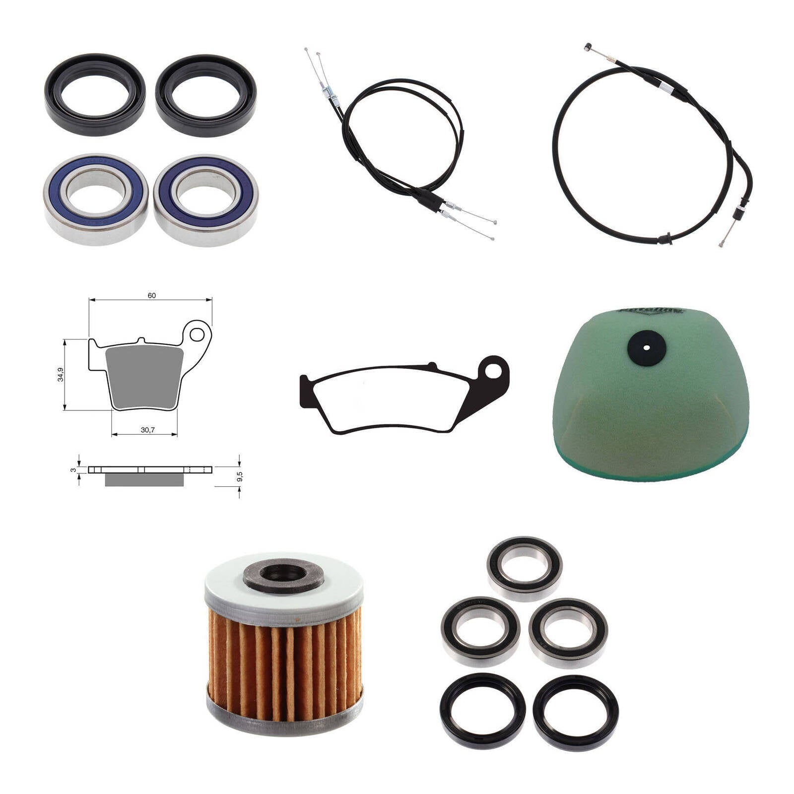 Offroad Refurb Kit - Honda CRF250R '14-'17