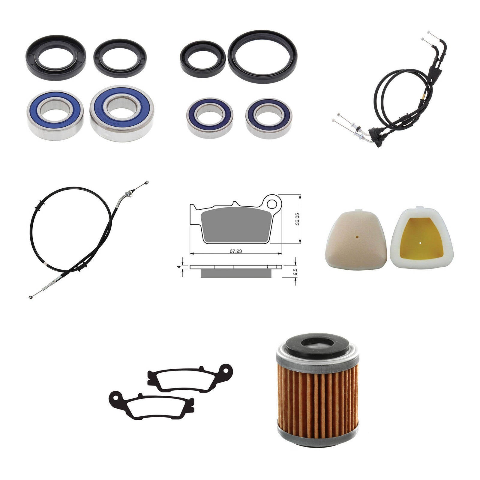Offroad Refurb Kit - Yamaha WR450F '16-'19