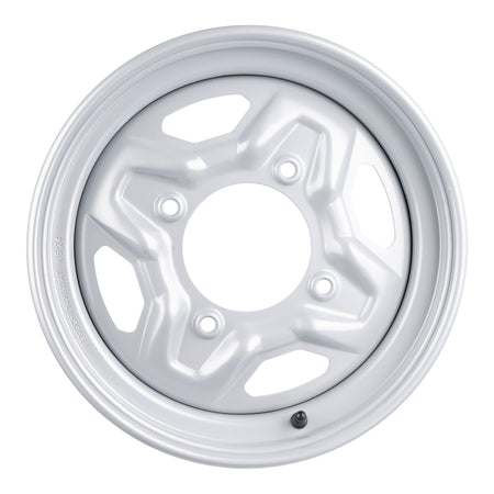 Whites ATV/UTV Steel Rim 14x6 Polaris Front 4/156 +40.2 - Silver