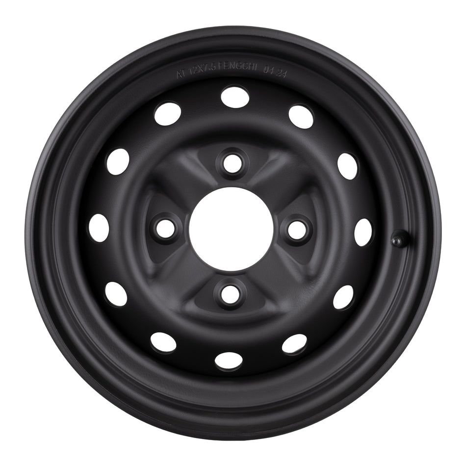 Whites ATV/UTV Steel Rim 12x7.5 CF-Moto Rear 4/110 +46.5 - Black