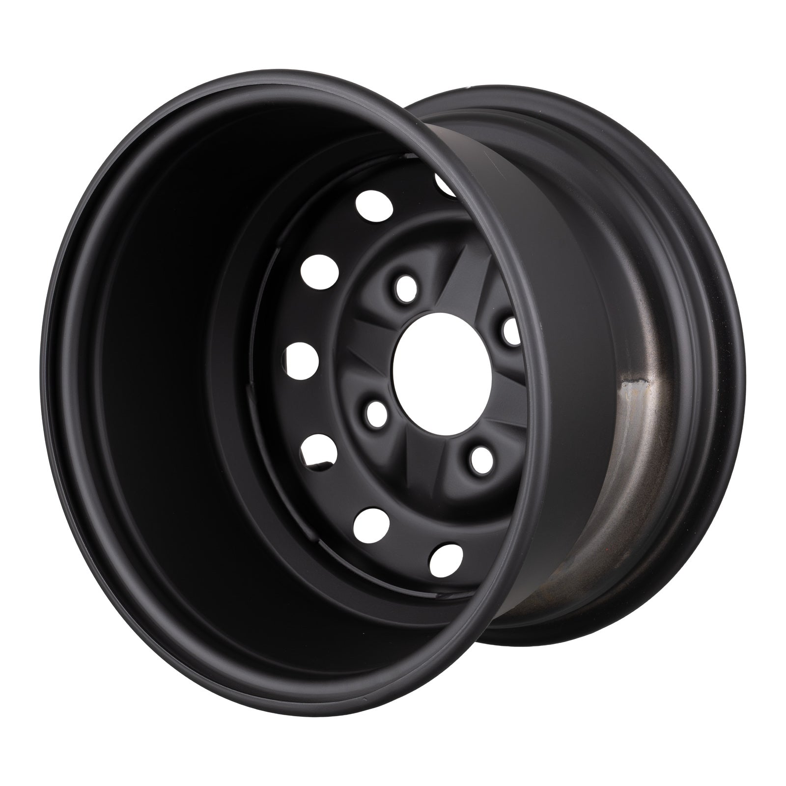 Whites ATV/UTV Steel Rim 12x7.5 CF-Moto Rear 4/110 +46.5 - Black