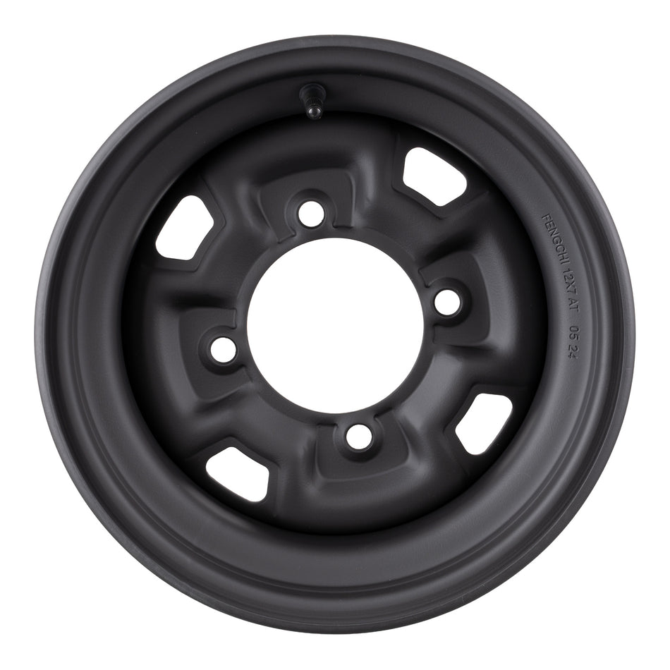 Whites ATV/UTV Steel Rim 12x7 Can-Am Front & Rear 4/137 +12.7 - Black