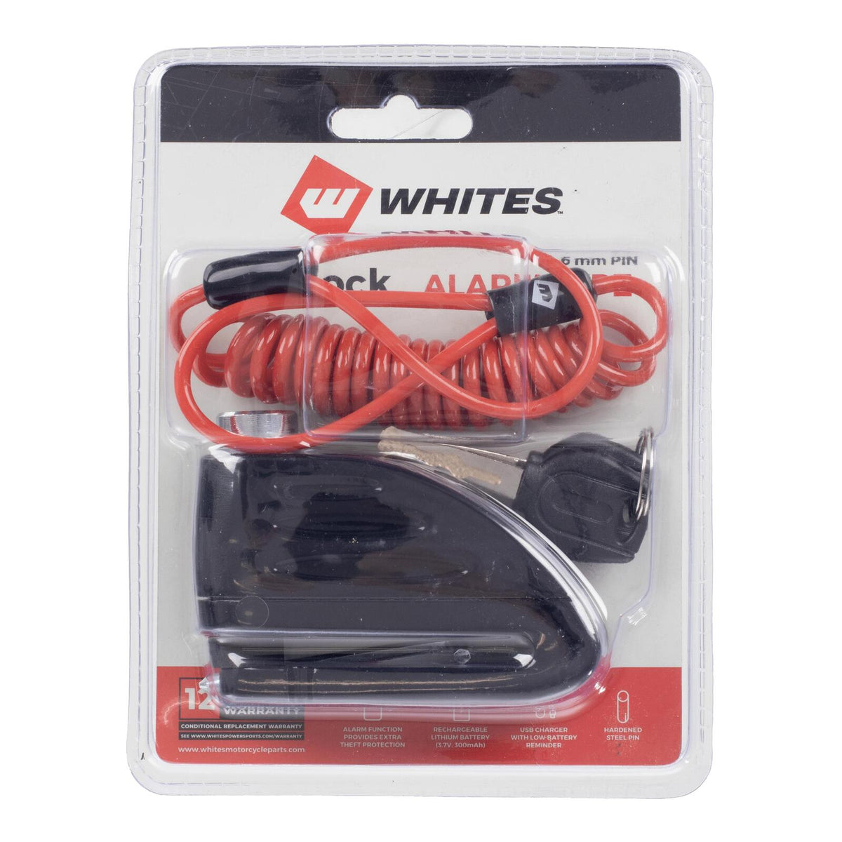 WMP Disc Lock Alarm Type 6mm Pin With Reminder
