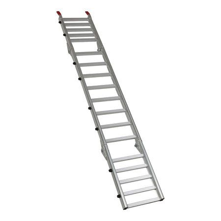 Whites Alloy Tailgate Folding Ramp 223x35cm 318kg Rated
