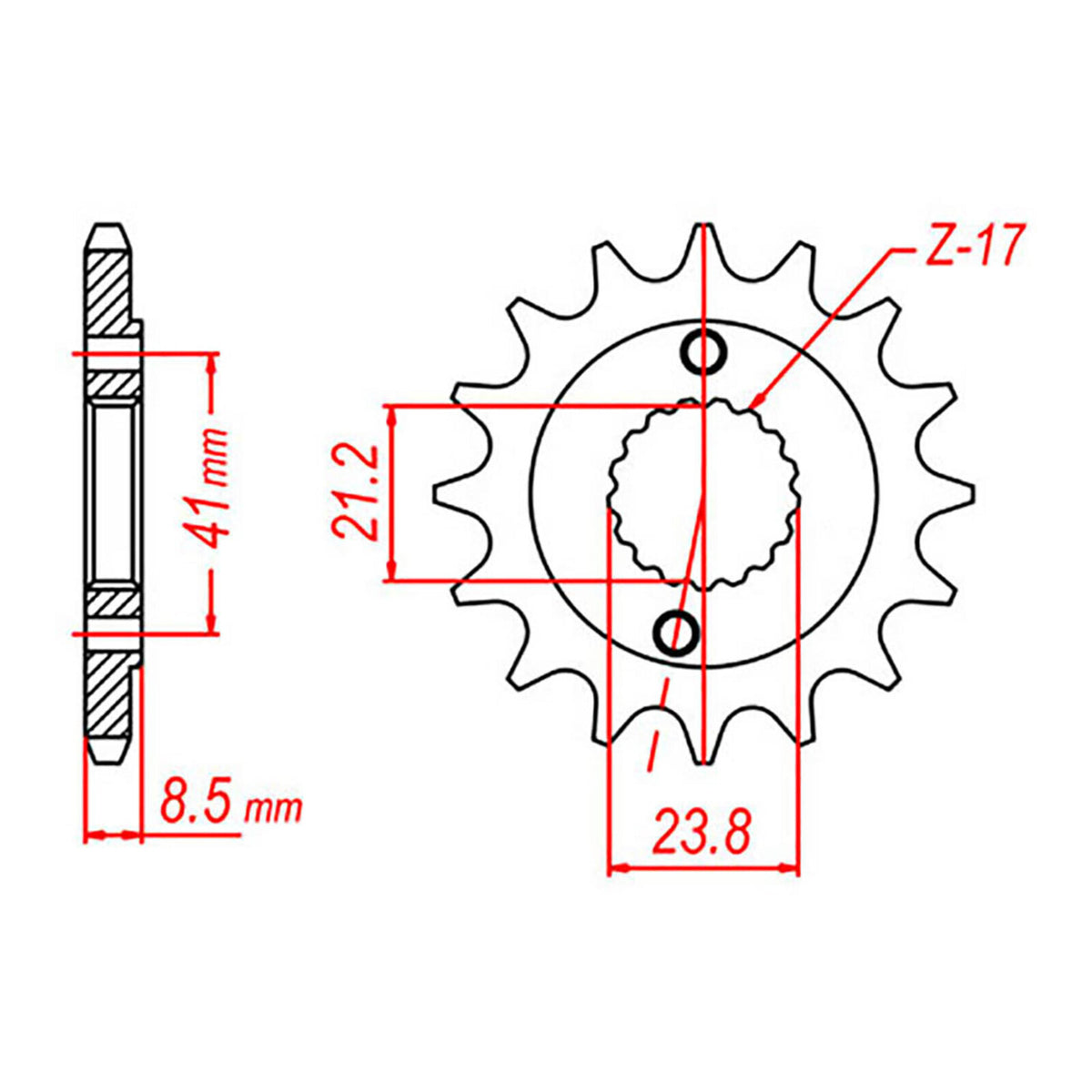 XAM Sprocket Kit Honda XR400 X-Ring 15/45
