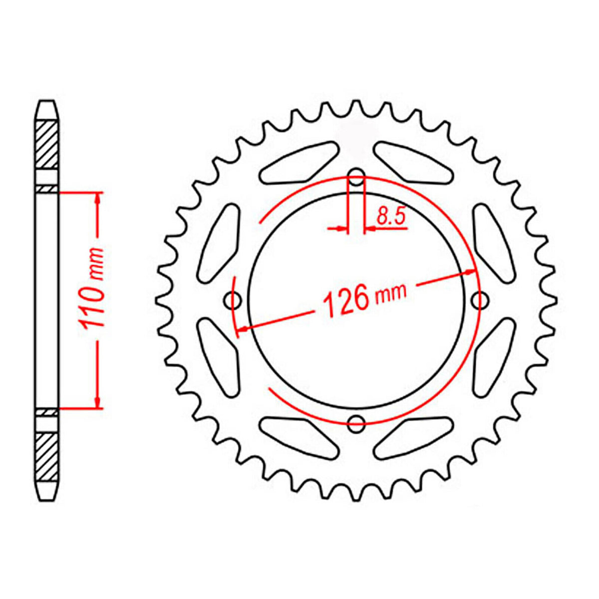 XAM Sprocket Kit Kawasaki KX65 13/46