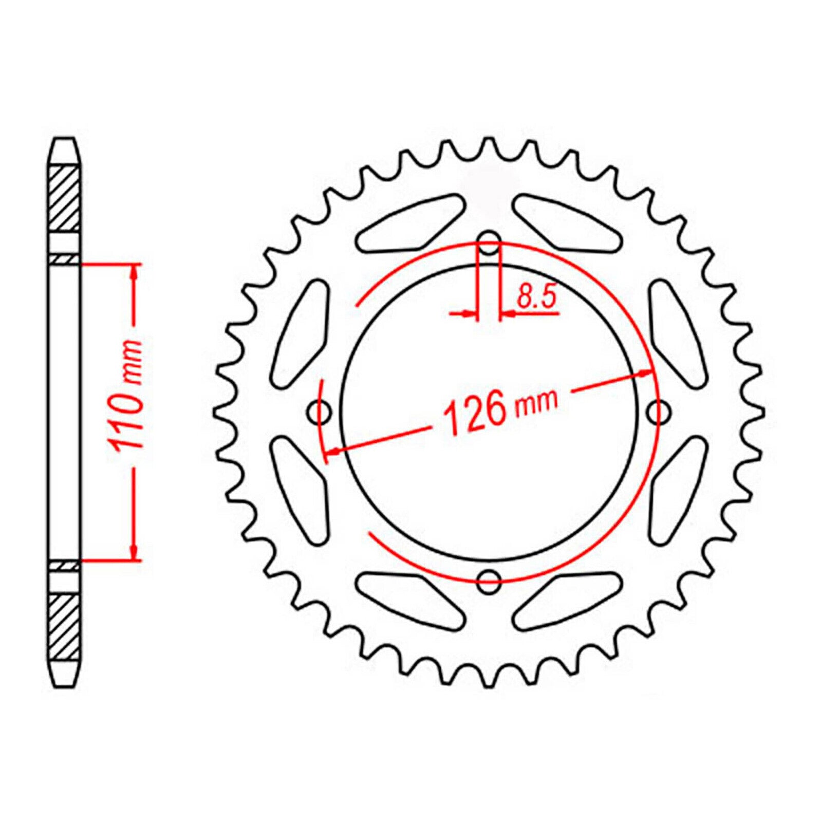 XAM Sprocket Kit Kawasaki KX65 13/46