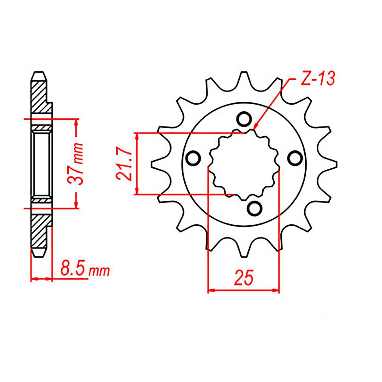XAM Sprocket Kit Kawasaki KLX250S '09-'11 14/42