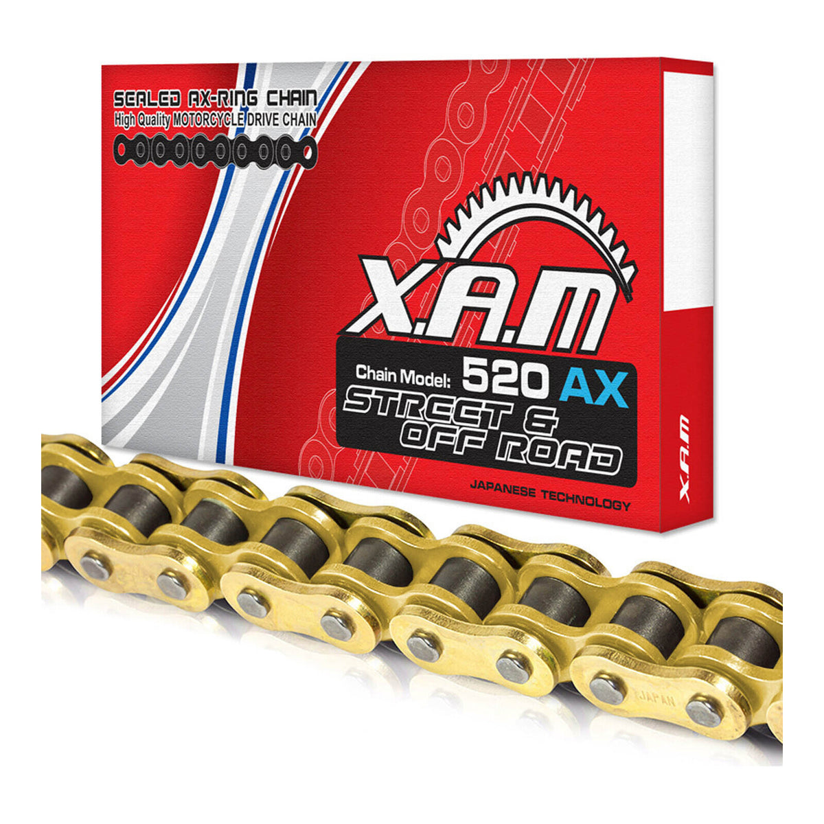 XAM Sprocket Kit Suzuki RMZ450 '13-'16 X-Ring Gold 13/50