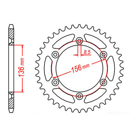 XAM Sprocket Kit Sherco 450/510SH1 X-Ring Gold 14/48