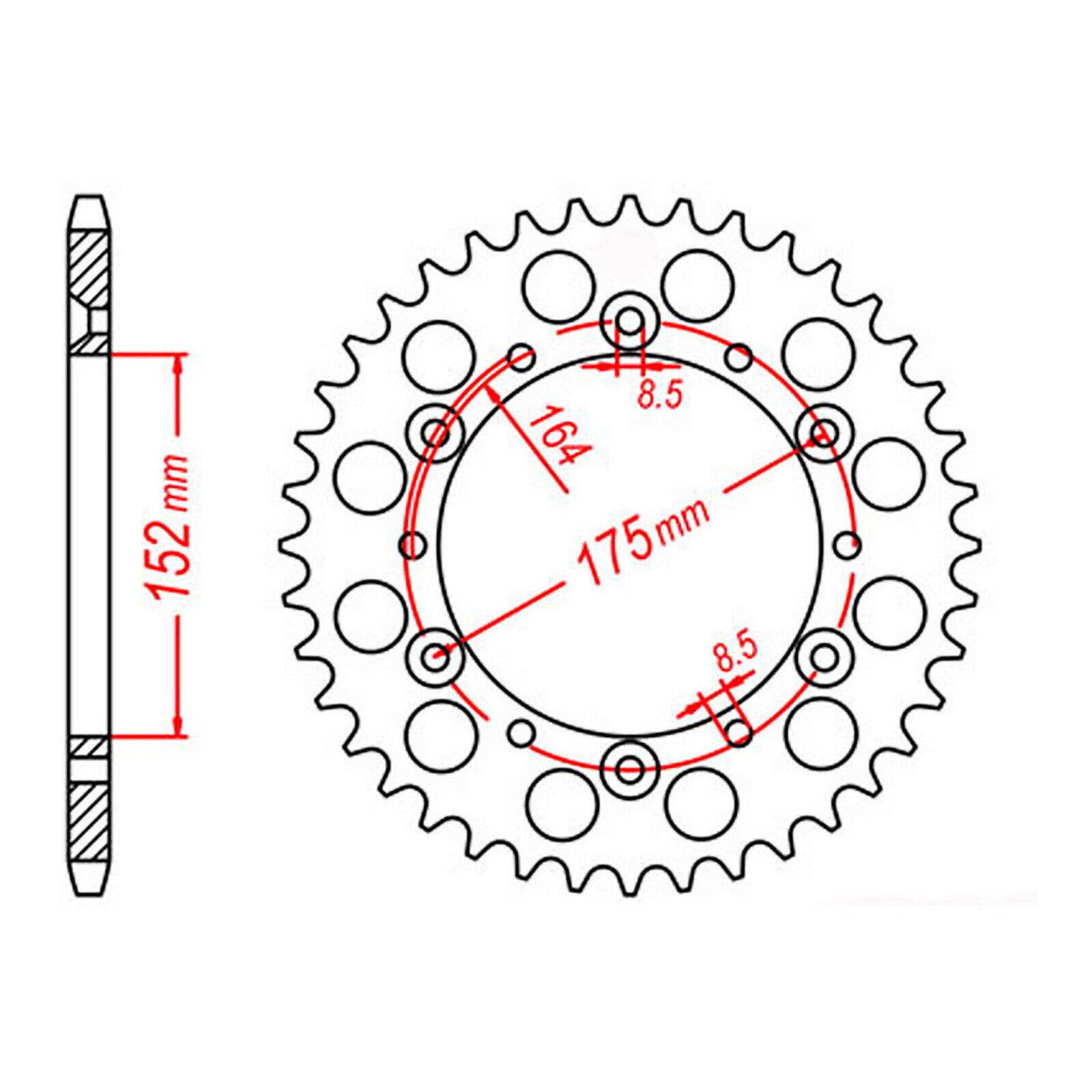 XAM Sprocket Kit Yamaha YZ/WR400F '98 X-Ring Gold 14/49