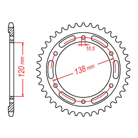 XAM Sprocket Kit Honda CBR250R '11- X-Ring 14/38