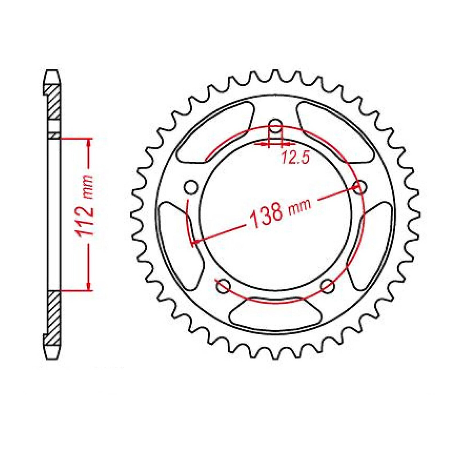XAM Sprocket Kit Honda CBR500 X-Ring 15/41