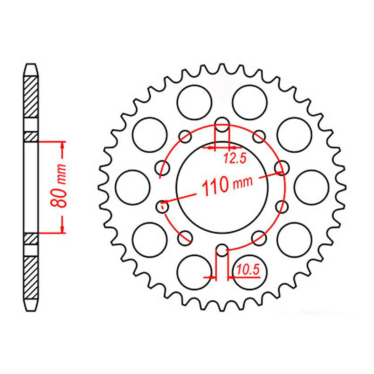 XAM Sprocket Kit Honda CBR1000F (SC21)X-Ring 17/43