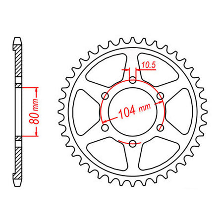 XAM Sprocket Kit Kawasaki ZX9R '98-'01 X-Ring 16/41