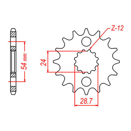 XAM Sprocket Kit Kawasaki ZZR1100 '93-'97 X-Ring 17/45
