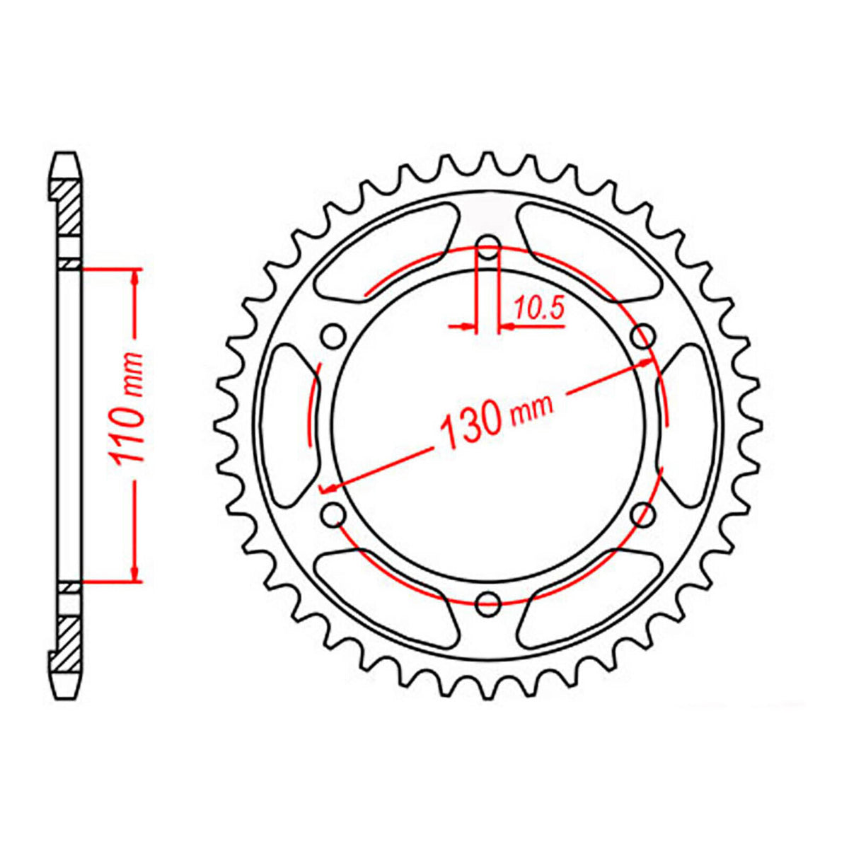 XAM Sprocket Kit Suzuki GSXR600 '11-'15 X-Ring 16/43