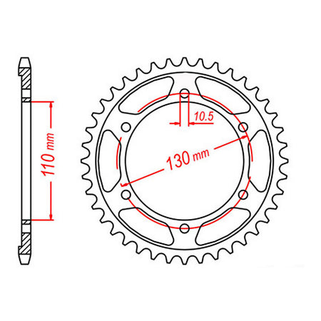 XAM Sprocket Kit Suzuki GSXR600 '11-'15 X-Ring 16/43