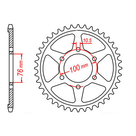 XAM Sprocket Kit Suzuki GSXR750 '90/'91 6 bolt X-Ring 15/43