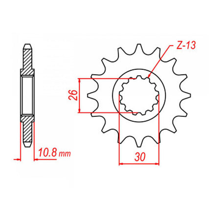 XAM Sprocket Kit Yamaha YZF-R1 '06-'08 X-Ring 17/45