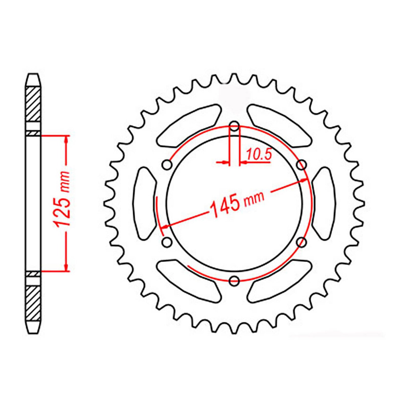 XAM Sprocket Kit Yamaha XTZ660 Z Tenere '08-'15 - 520AX 15/45