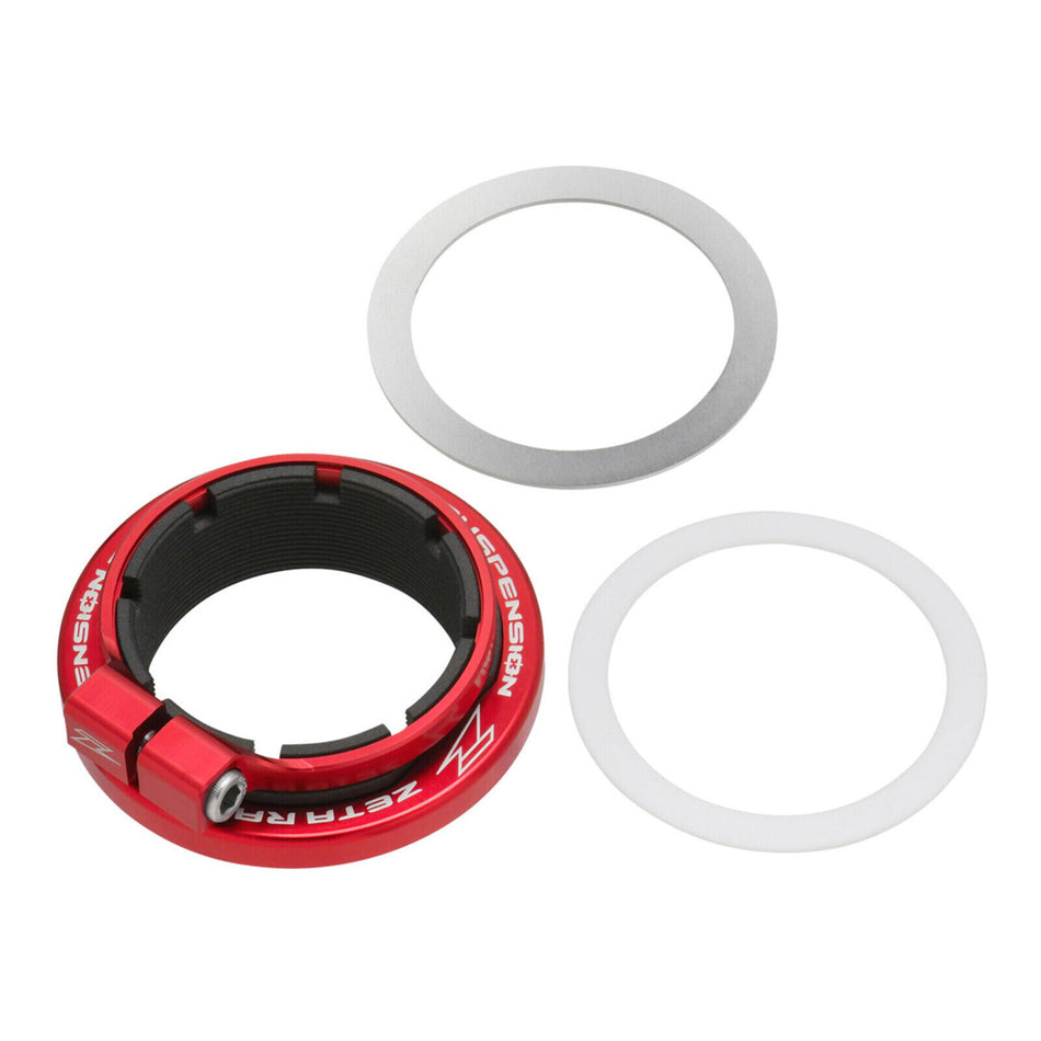 Zeta Rear Shock Preload Adjuster - Showa 50A - Red