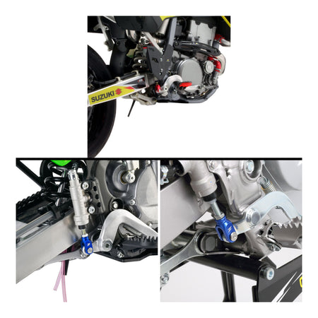 Zeta Rear Brake Clevis- Yamaha Serow 225/250, Tricker - Blue