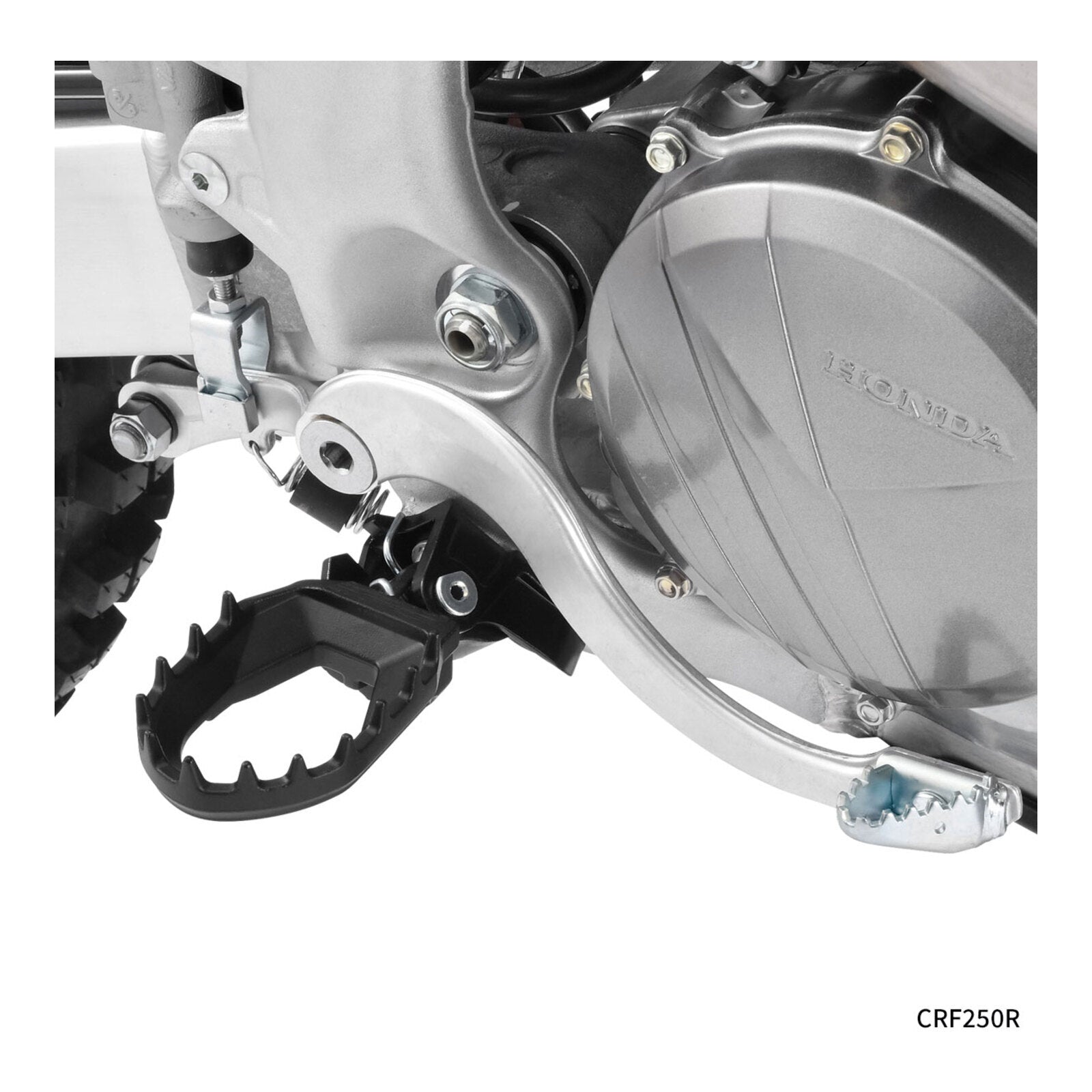 Zeta Max Foot Pegs - Honda CRF250R - Black