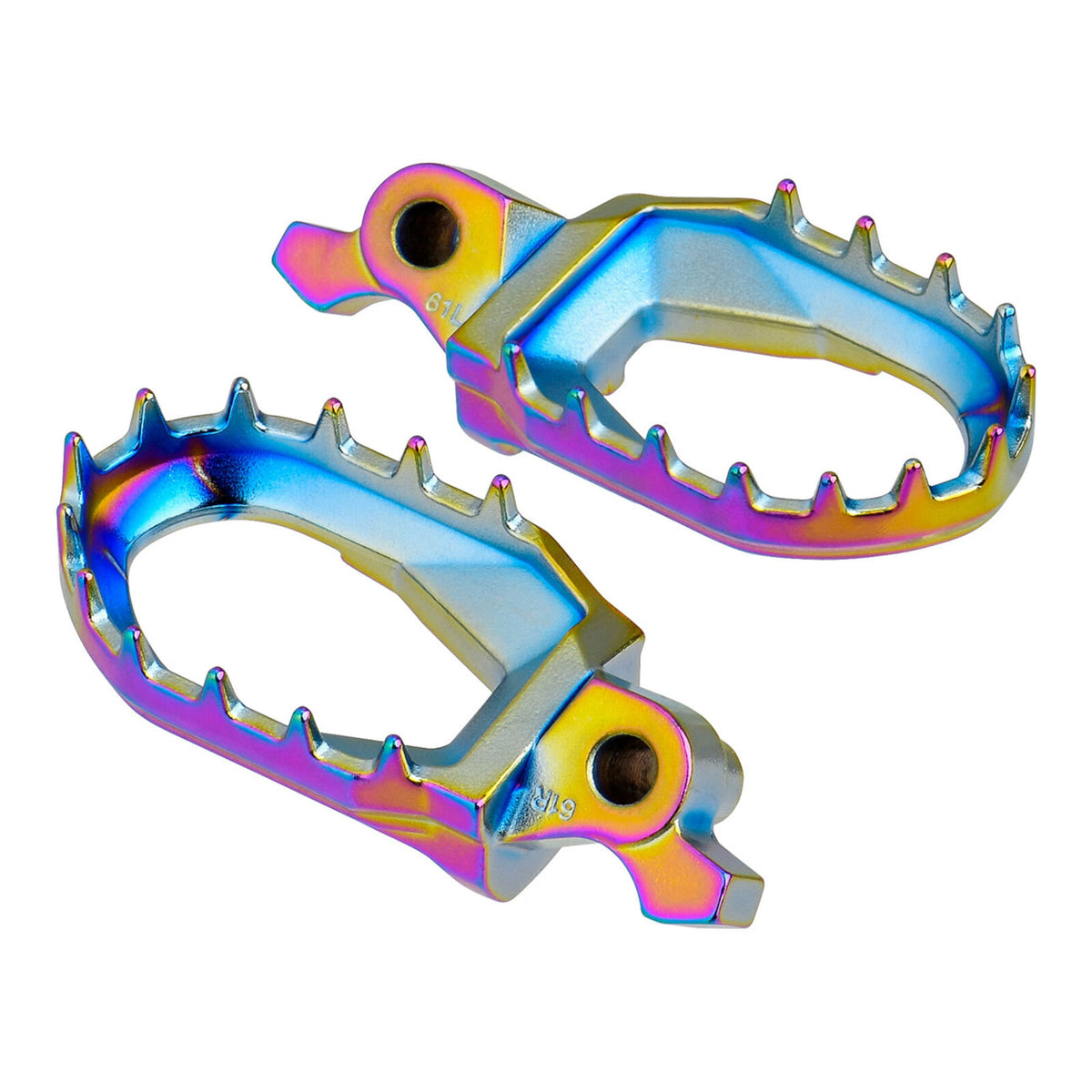 Zeta Max Foot Pegs - Yamaha YZ - Oil Slick