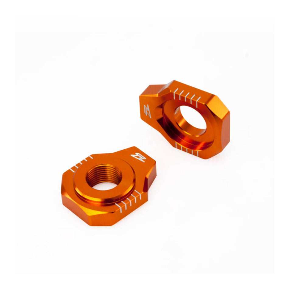 Zeta Rear Axle Block - KTM SX / SX-F (-'12), 85 SX, EXC - Orange